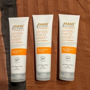Raw sugar simply hand wash set of 3